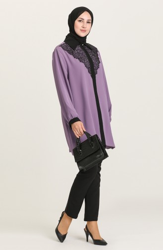 Purple Overhemdblouse 8001-02