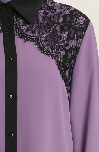 Purple Overhemdblouse 8014-04