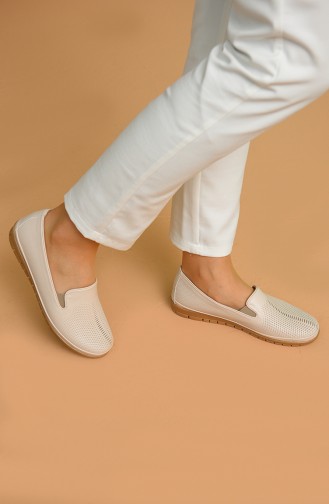 Beige Casual Shoes 173-01