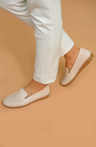Beige Casual Shoes 173-01
