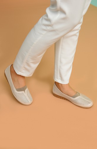 Chaussures de jour Beige 305-01