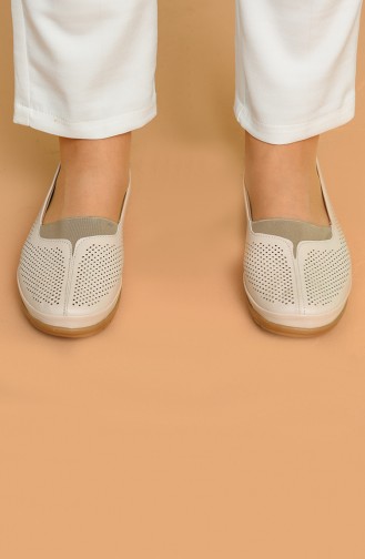 Beige Casual Shoes 305-01