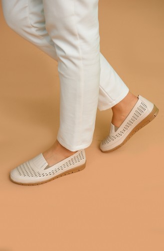 Beige Casual Shoes 901-01
