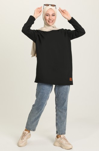 Sweatshirt Noir 2395-01