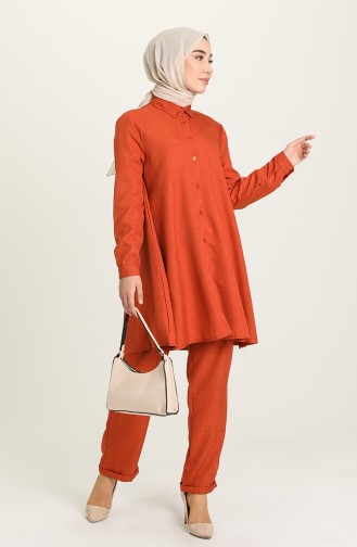 Brick Red Suit 1417-12