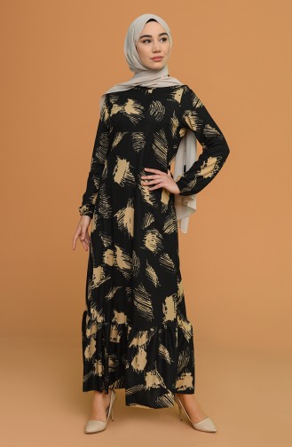 Robe Hijab Noir 5641A-03