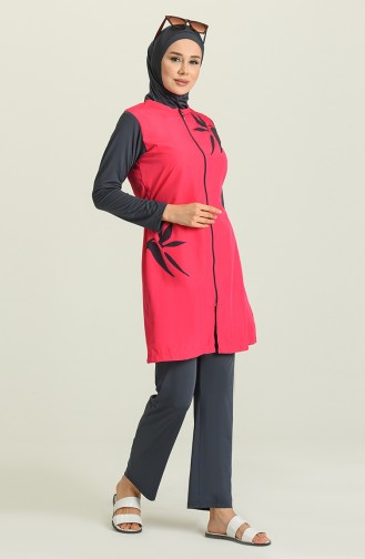 Fuchsia Modest Swimwear 1979-01