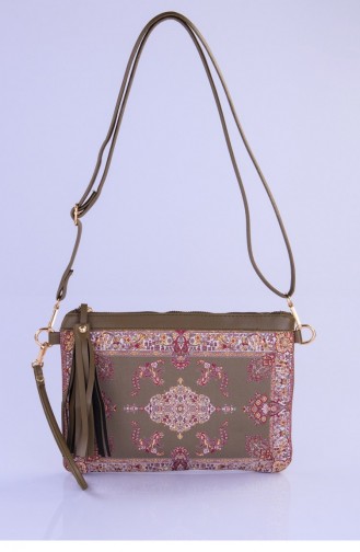 Khaki Portfolio Hand Bag 2651