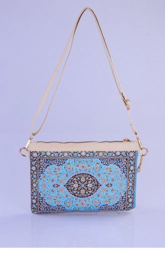 Saxon blue Portfolio Hand Bag 2653