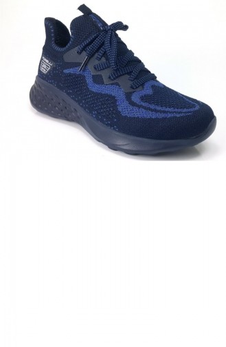 Navy Blue Casual Shoes 8219