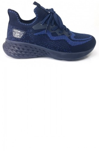 Navy Blue Casual Shoes 8219