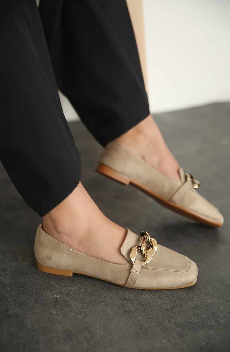 Ballerine Pour Femme Beige 20620 03 Sefamerve