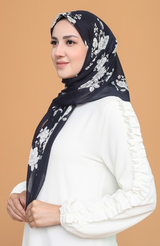 Navy Blue Scarf 659-101