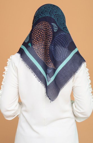 Echarpe Bleu Marine 662-101