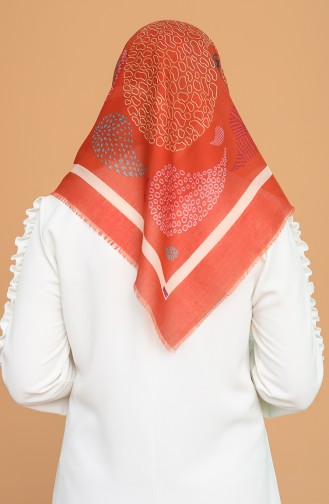 Echarpe Couleur brique 662-103