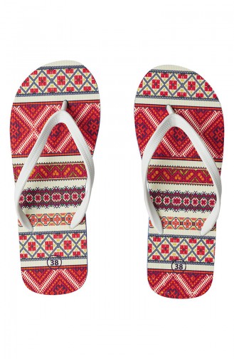 Renkli Summer slippers 00428