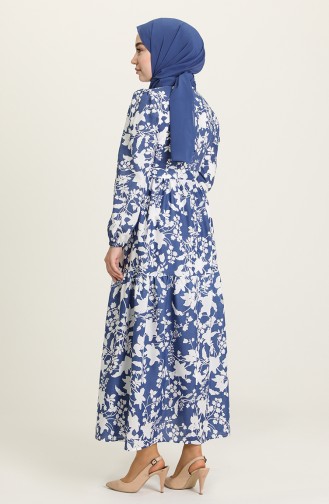 Robe Hijab Bleu Marine 5400-05