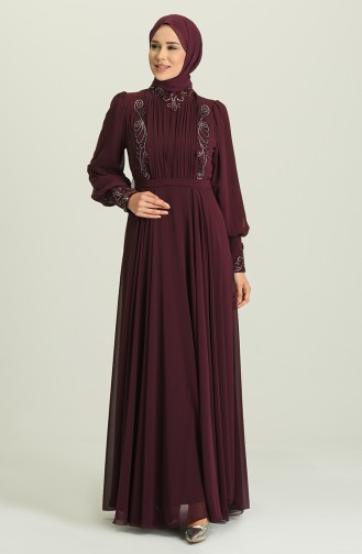 Habillé Hijab Plum 52781-01