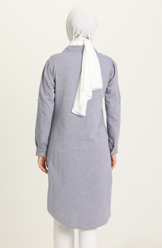 Navy Blue Tuniek 3004-01
