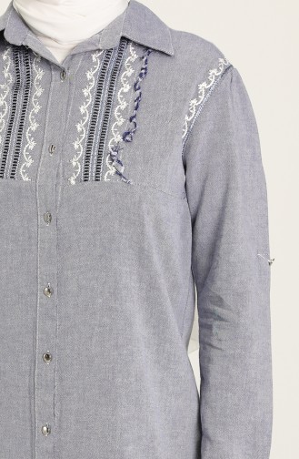 Navy Blue Tuniek 3004-01