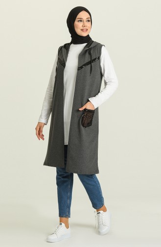 Gilet Sans Manches Fumé 5068-02