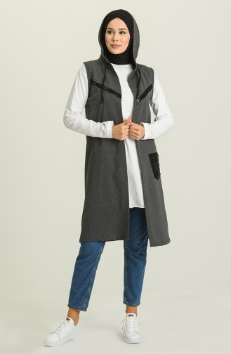 Gilet Sans Manches Fumé 5068-02