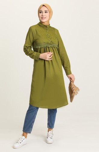 Dark Khaki Tunics 3019-01