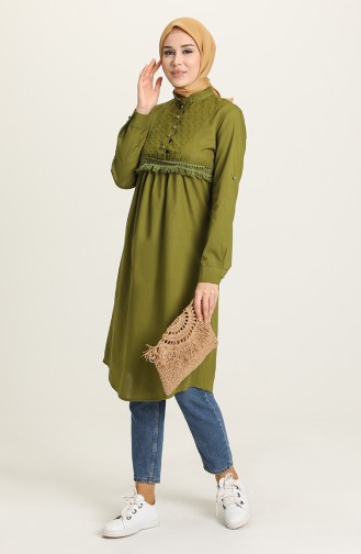 Dark Khaki Tuniek 3019-01