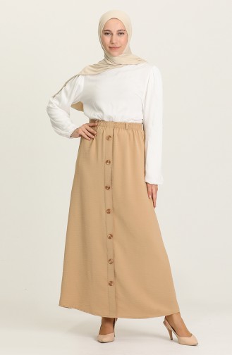 Dark Beige Skirt 1010041ETK-08