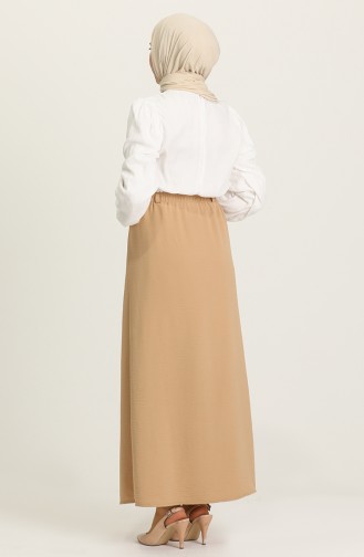 Dark Beige Skirt 1010041ETK-08