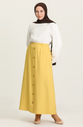 Saffron Colored Skirt 10202113-08