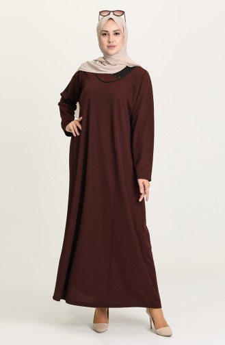 Robe Hijab Bordeaux 4756-05