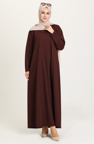 Robe Hijab Bordeaux 4756-05