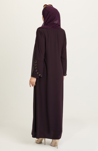 Plum Abaya 2038-03