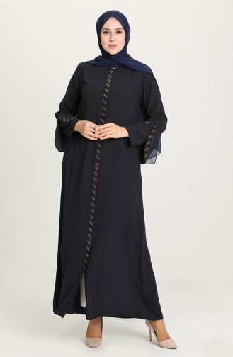 Abayas Bleu Marine 2038-04