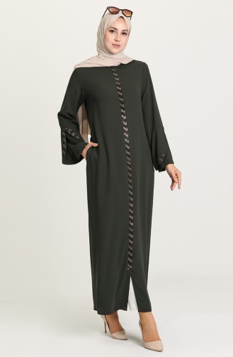 Khaki Abayas 2038-05