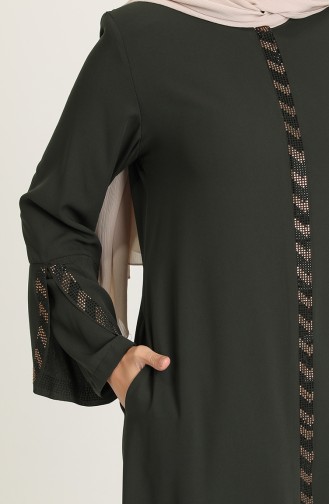 Khaki Abayas 2038-05