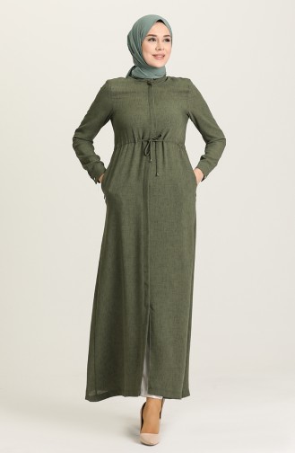 Khaki Abaya 6848-09