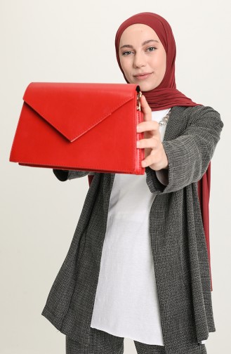 Red Shoulder Bag 3586-40