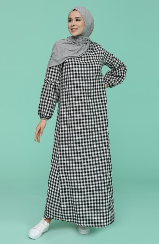 Black Hijab Dress 1642-01