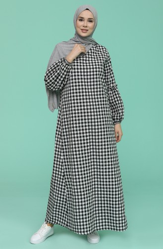 Black Hijab Dress 1642-01