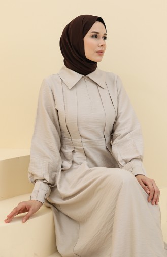 Gems Hijab Dress 8350-01