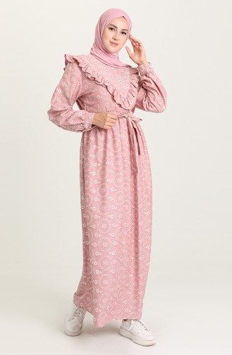Robe Hijab Poudre 21Y8417-03