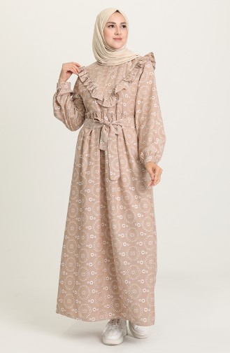 Robe Hijab Beige 21Y8417-05