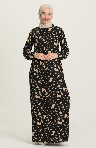 فستان أسود 5642A-02