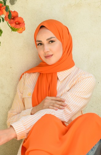 Orange Shawl 20010-15