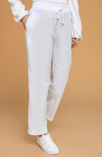 Pantalon Blanc 0158-06