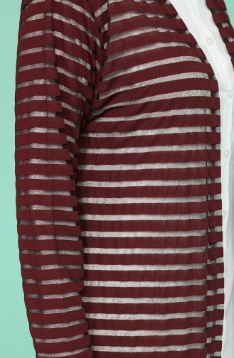 Claret Red Cardigans 8356-02