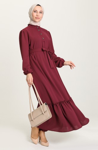 Robe Hijab Cerise 5010-02