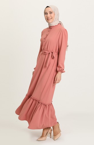 Dusty Rose Hijab Dress 5010-03
